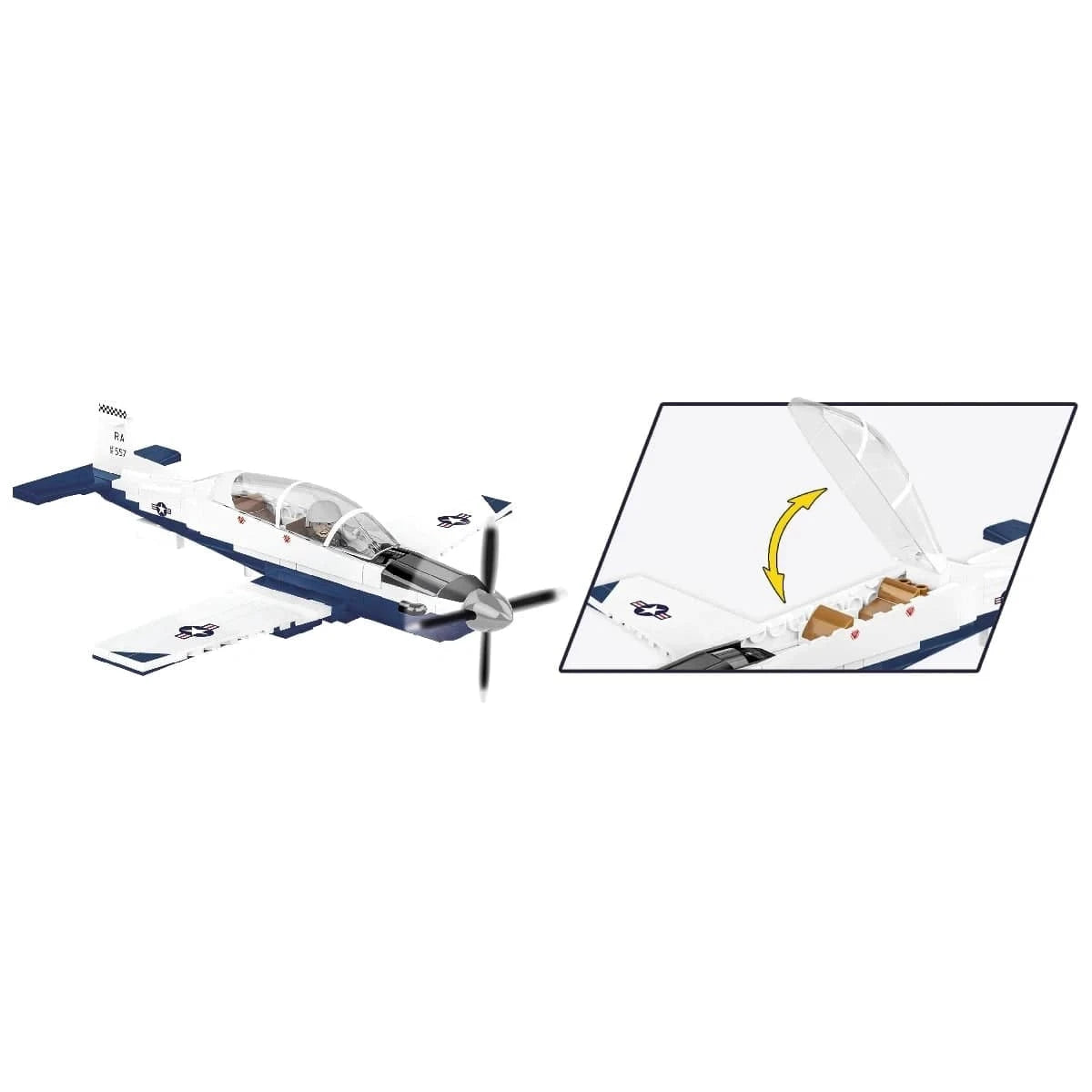 Cobi Blocks Blocks USAF Beechcraft T-6 Texan II 192pc Set COBI Blocks