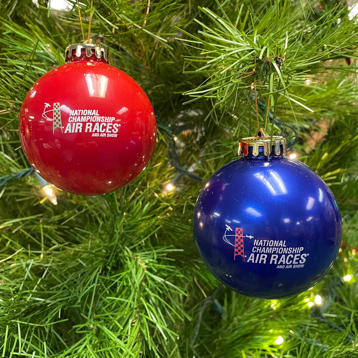 Roswell Air Races Christmas National Championship Air Races Shatterproof Christmas Ornament