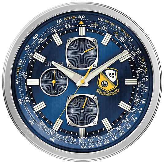 Citizen Watch Citizen Blue Angels Gallery 14-Inch Aviation Wall Clock CC2030