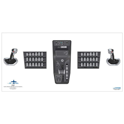 JETPUBS Cockpit Poster Cirrus 18" x 36" Cockpit Posters