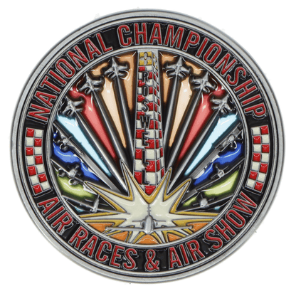 Roswell Air Races Commemorative Coins 2026 Roswell Air Races Translucent 3D Challenge Coin