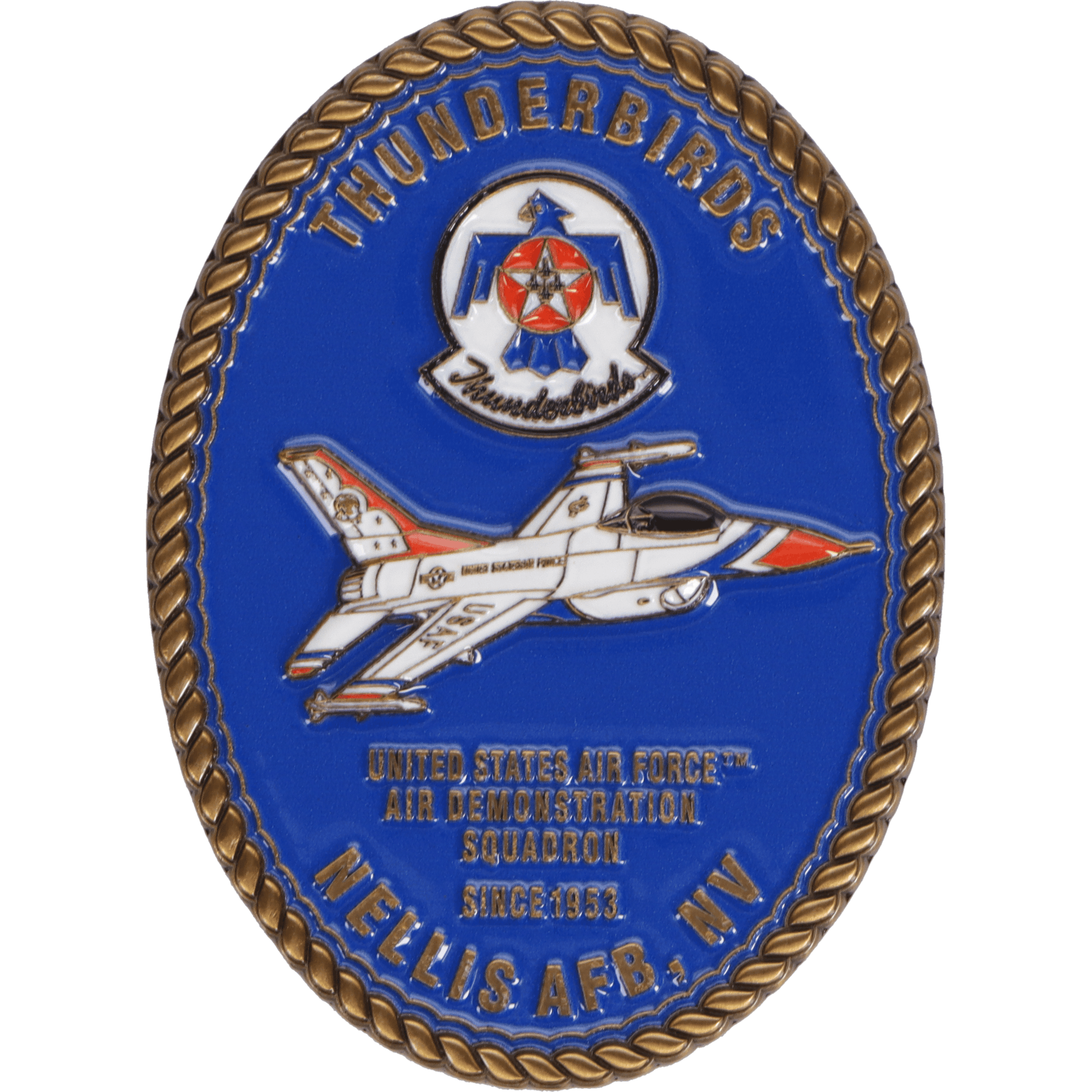 Aeroplane Apparel Company Commemorative Coins Official U.S. Air Force Thunderbirds "Legacy of Flight" Challenge Coin