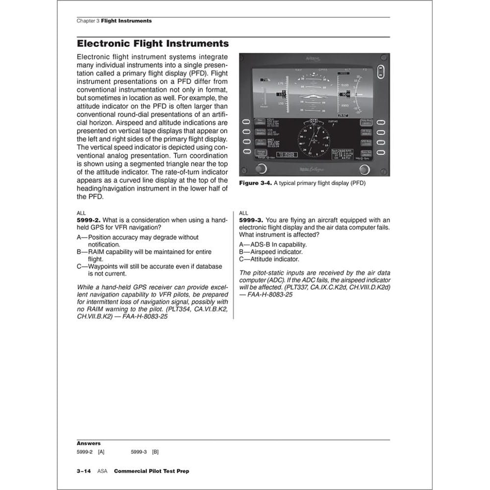 ASA Commercial Pilot ASA 2027-2028 Commercial Pilot Test Prep: Book + Prepware Online Practice Tests