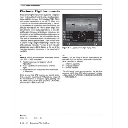 ASA Commercial Pilot ASA 2027-2028 Commercial Pilot Test Prep: Book + Prepware Online Practice Tests