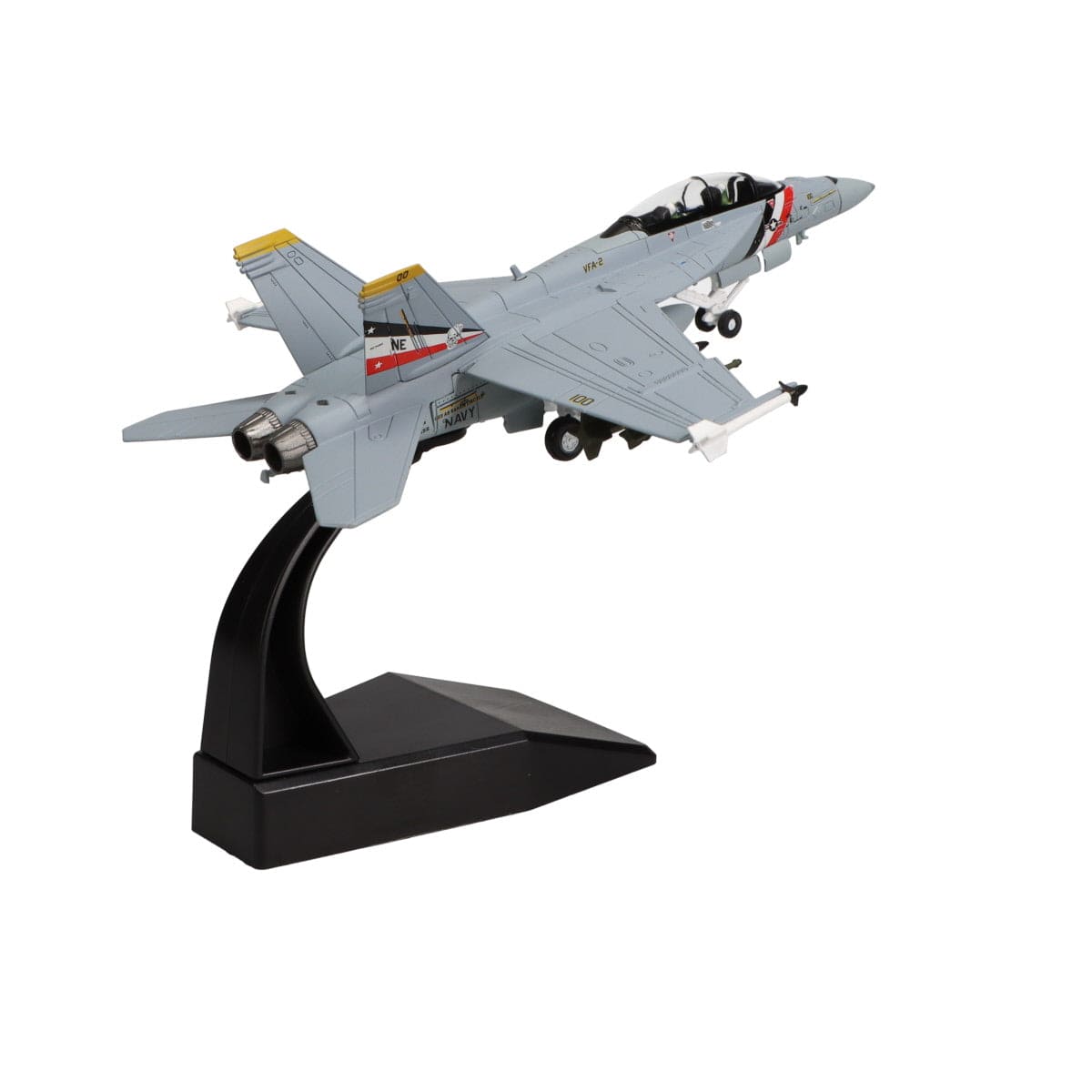 High Flying Models Die Cast Planes Boeing F/A-18E Super Hornet 1/100 Diecast Aircraft Model