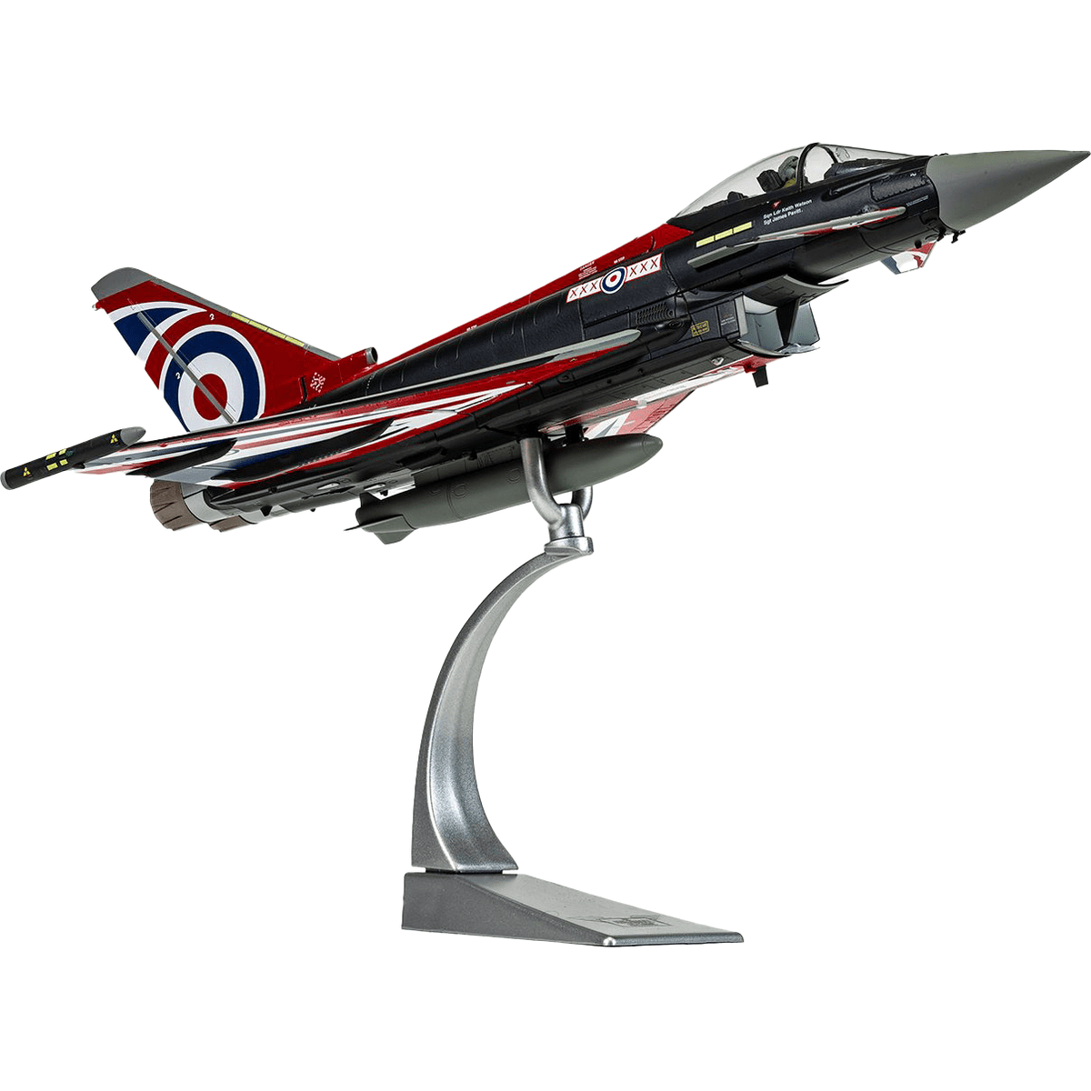 Corgi Die Cast Planes Corgi Eurofighter Typhoon FGR4 ZJ914 Blackjack Aircraft Model