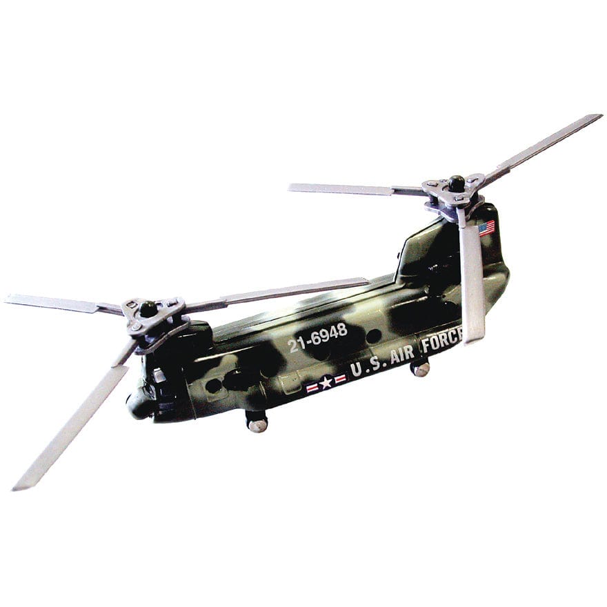 Wow Toyz Die Cast Planes InAir - 3.5" Chinook Supply Helicopter