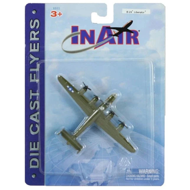 Wow Toyz Die Cast Planes InAir - 4.5" B-24 Liberator