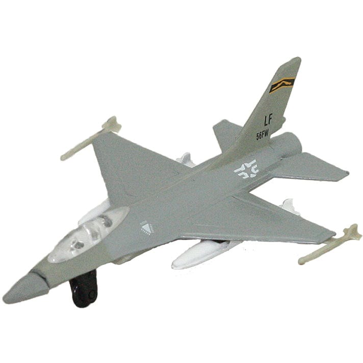 Wow Toyz Die Cast Planes InAir - 4.5" F-16 Fighting Falcon