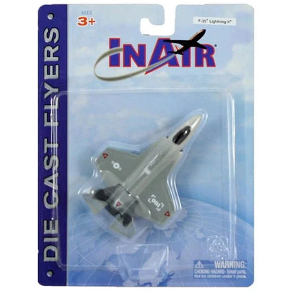 Wow Toyz Die Cast Planes InAir - 4.5" F-35 Lightning II