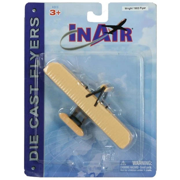 Wow Toyz Die Cast Planes InAir - 4.5" Wright Brothers 1903 Flyer