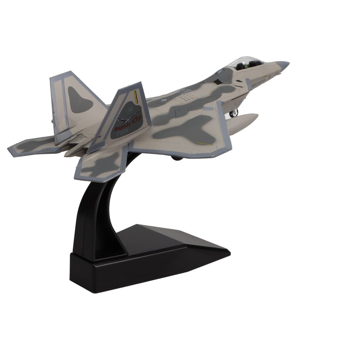 High Flying Models Die Cast Planes Lockheed Martin F-22 Raptor 1/100 Diecast Aircraft Model