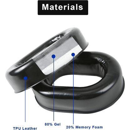 PilotMall.com Ear Seals & Headpads Aftermarket Gel Ear Seals for David Clark Replacement Ear Seals