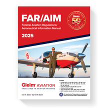 Gleim 2025 FAR/AIM: Mantenha-se em conformidade e seguro com os regulamentos mais recentes da FAA em um guia compacto de 9" x 7"