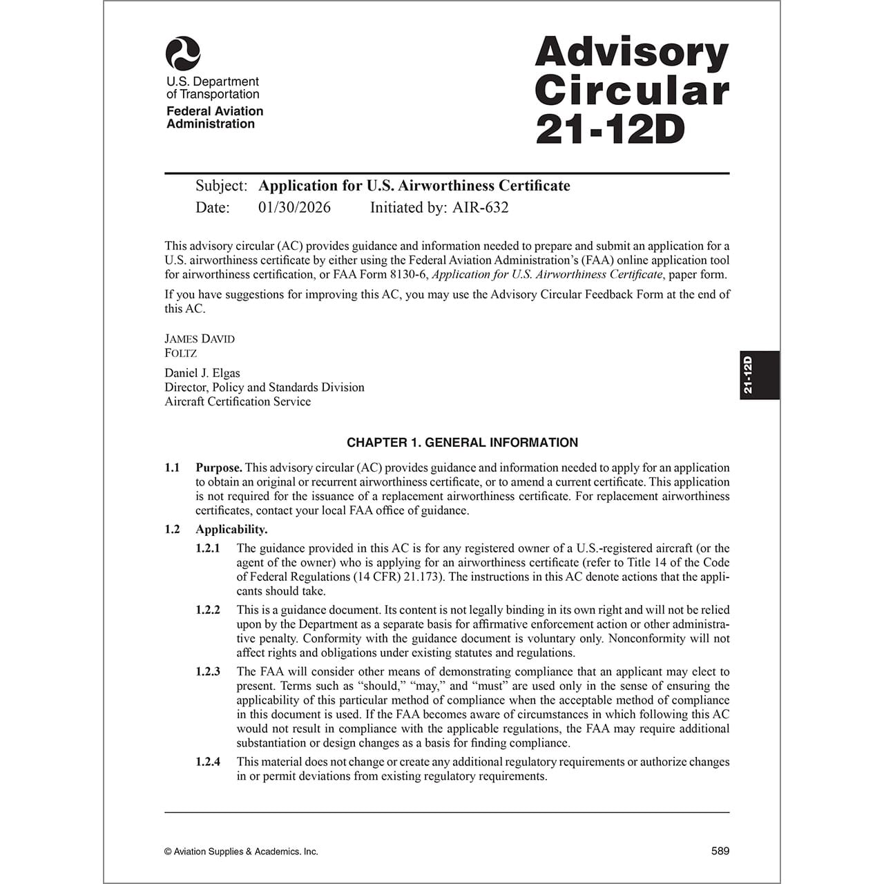 ASA Federal Aviation Regulations ASA 2027 FAR-AMT - Federal Aviation Regulations for Maintenance Technicians