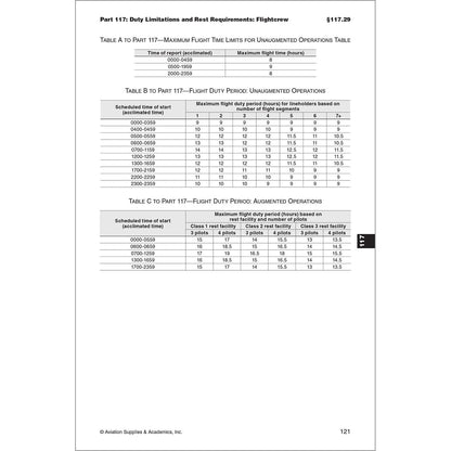 ASA Federal Aviation Regulations ASA 2027 FAR-FC Flight Crew Book - Aviation Regulations & Pilot Rights