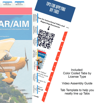 NorthstarVFR Federal Aviation Regulations Northstar Aviation ASA Do-It-Yourself (DIY) 2025 FAR/AIM Tabs