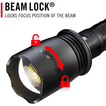 Coast Flashlights Coast Rechargeable Dual Power 15,000 Lumen Flashlight XP80R