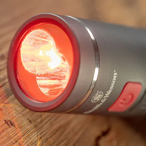 Smith & Wesson Flashlights Smith & Wesson Night Guard Dual-Beam Flashlight (Red & White LED)