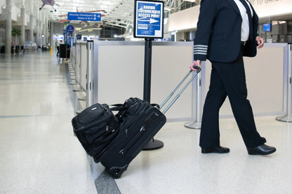 backpack hook travel Travelpro FlightCrew5 Attachment J-Hook for One-Handed Luggage Maneuverability