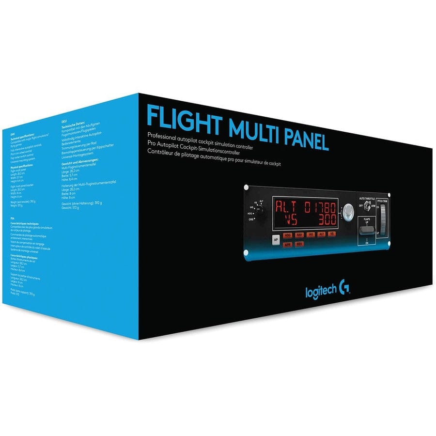 Logitech Autopilot Panel Logitech Flight Sim Autopilot Panel | LED Trim Wheel Control