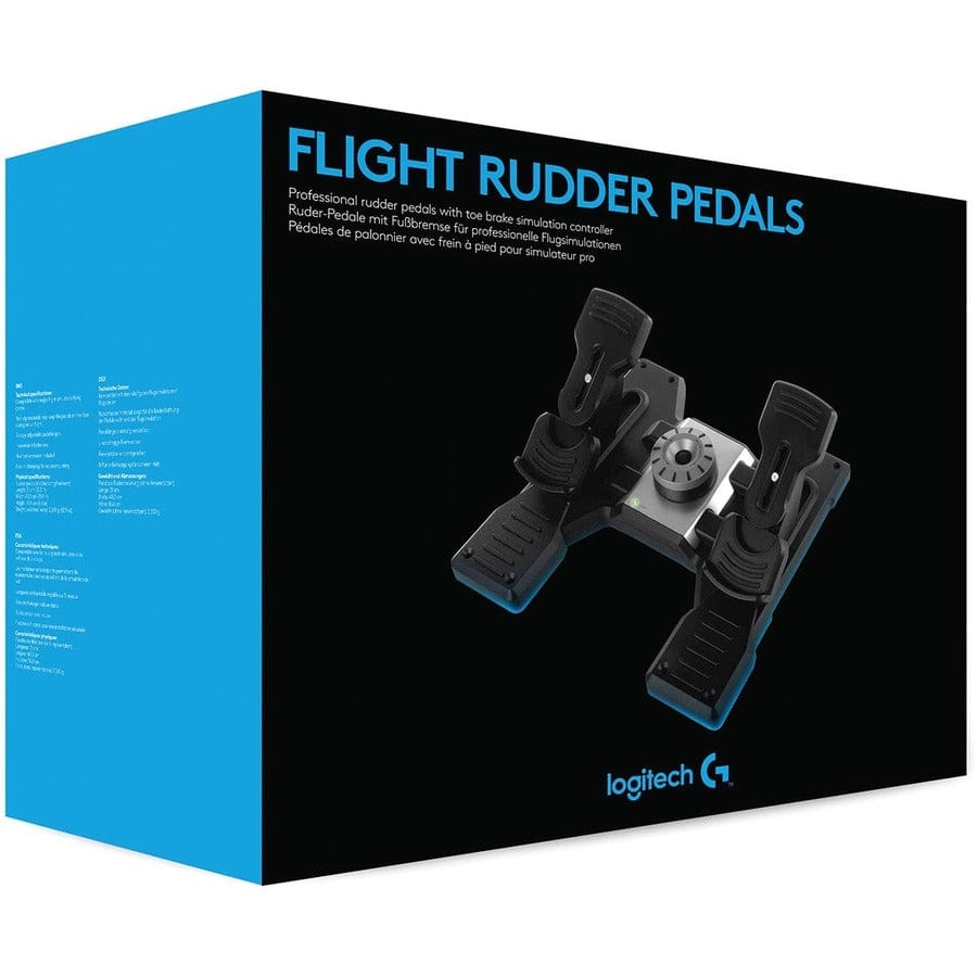 force feedback rudder pedals Logitech Flight Rudder Pedals