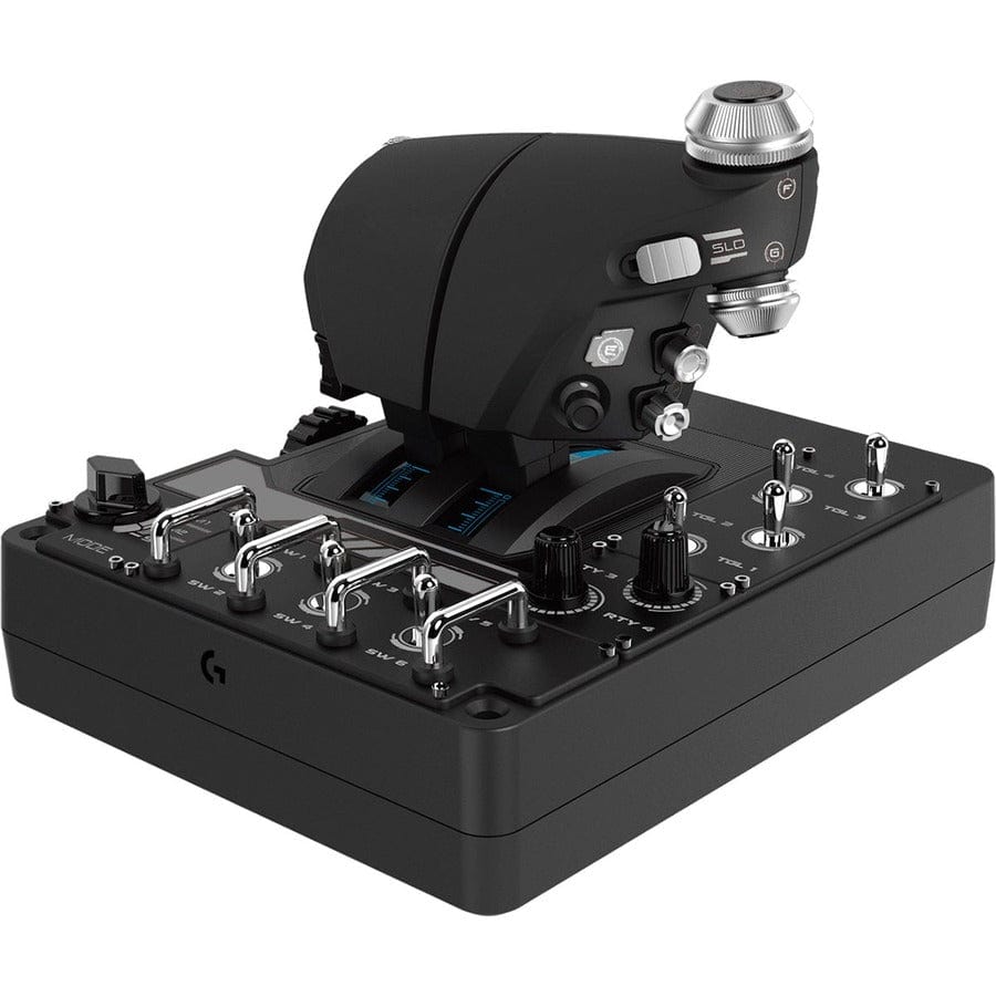 logitech x56 pedals Logitech X56 H.O.T.A.S. RGB Throttle and Stick Simulation Controller