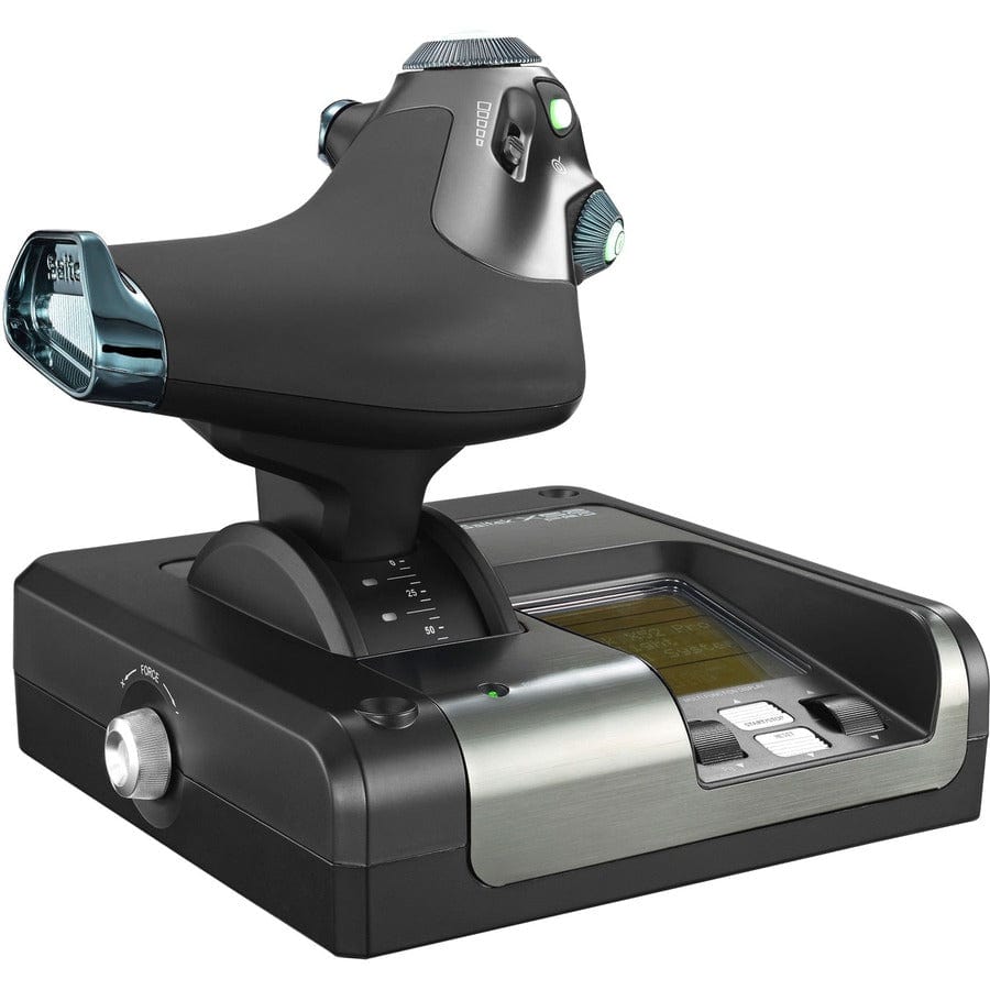 Logitech X52 Pro HOTAS – LCD Display & Dual-Spring Precision
