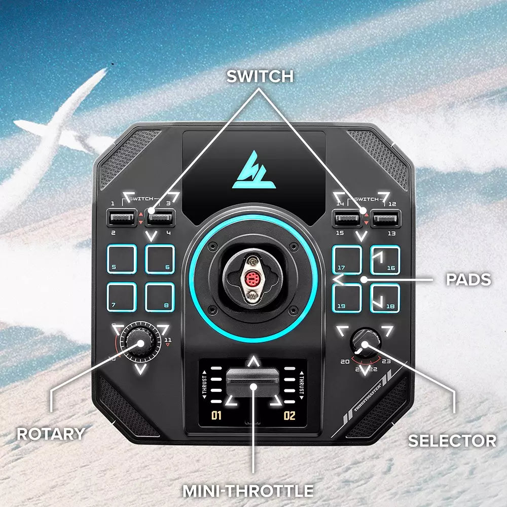 Thrustmaster Flight Simulation Thrustmaster SOL-R 4 HOTAS – Advanced Flight Simulation System (PC)