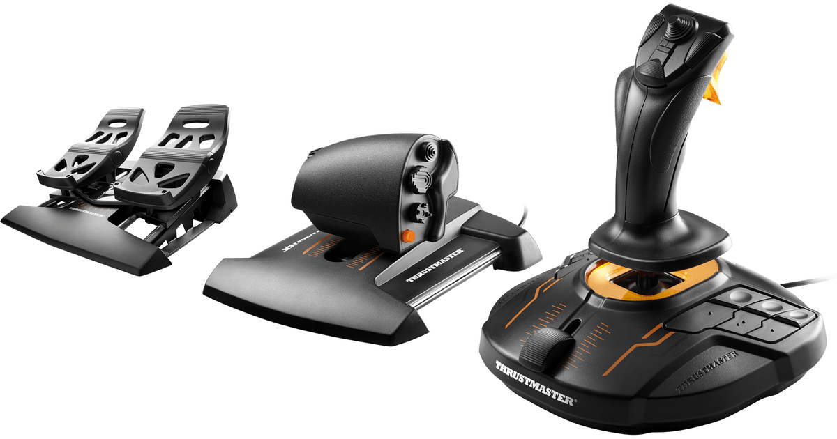 に*ん様 Thrustmaster T.16000M FCS フライトスティック flight-simulation-thrustmaster
