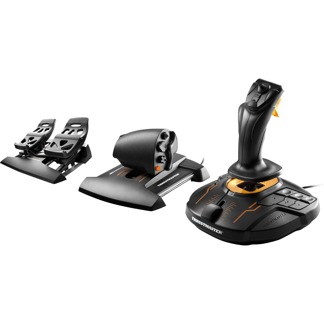 Computer Rudder Control Thrustmaster Thrustmaster Flight Sim Controls: T.16000M, TCA & HOTAS
