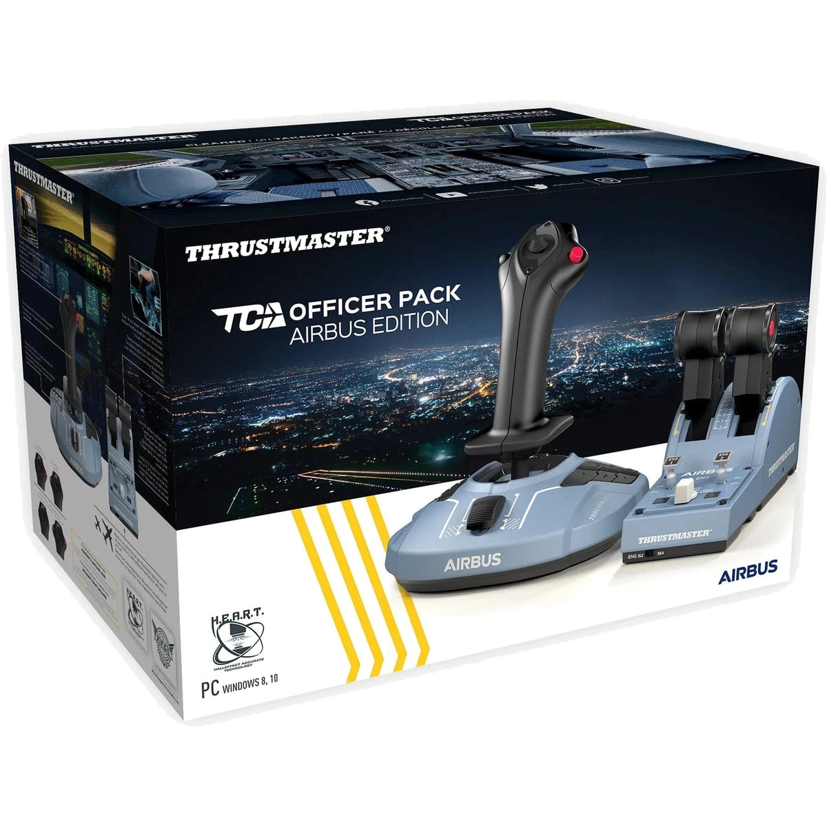 Simlog Thrustmaster Pacote de controle de voo Thrustmaster Airbus | Simulador de voo ...