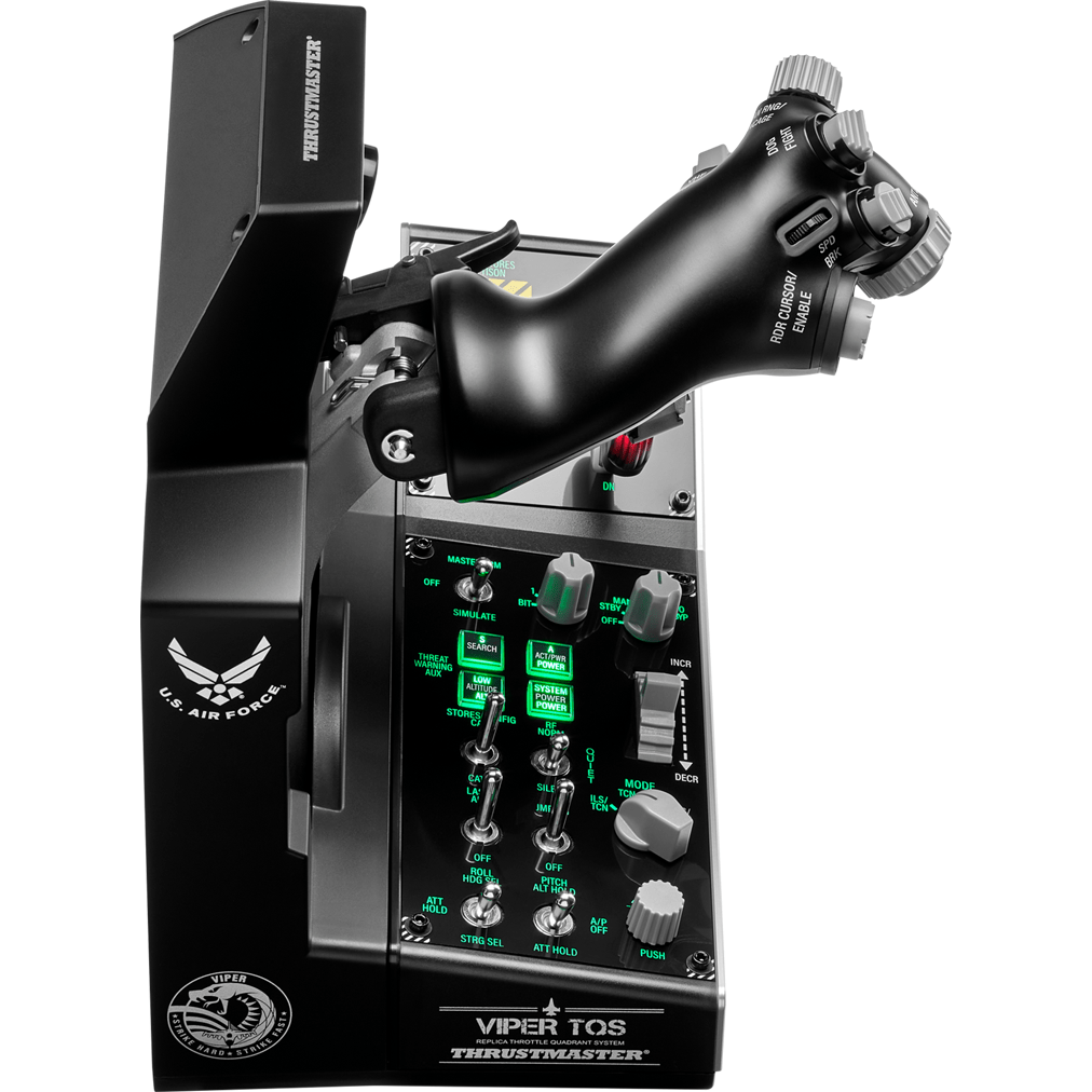 Thrustmaster Viper TQS Mission Pack F-16 Metal Throttle Thrustmaster Viper TQS Mission Pack F-16 Metal Throttle