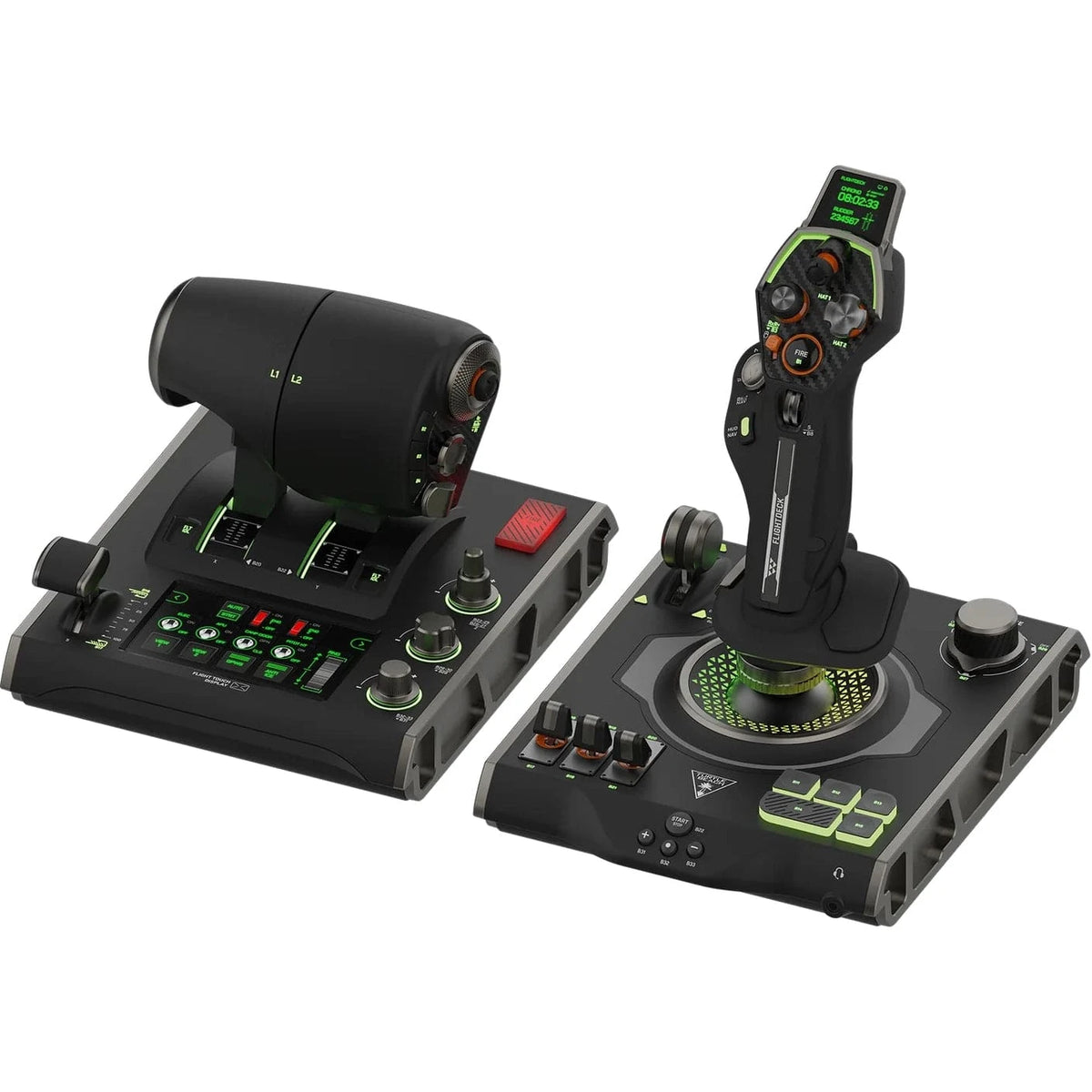 Turtle Pc PC Flight Sim HOTAS, OLED Touch – Turtle Beach Flightdeck