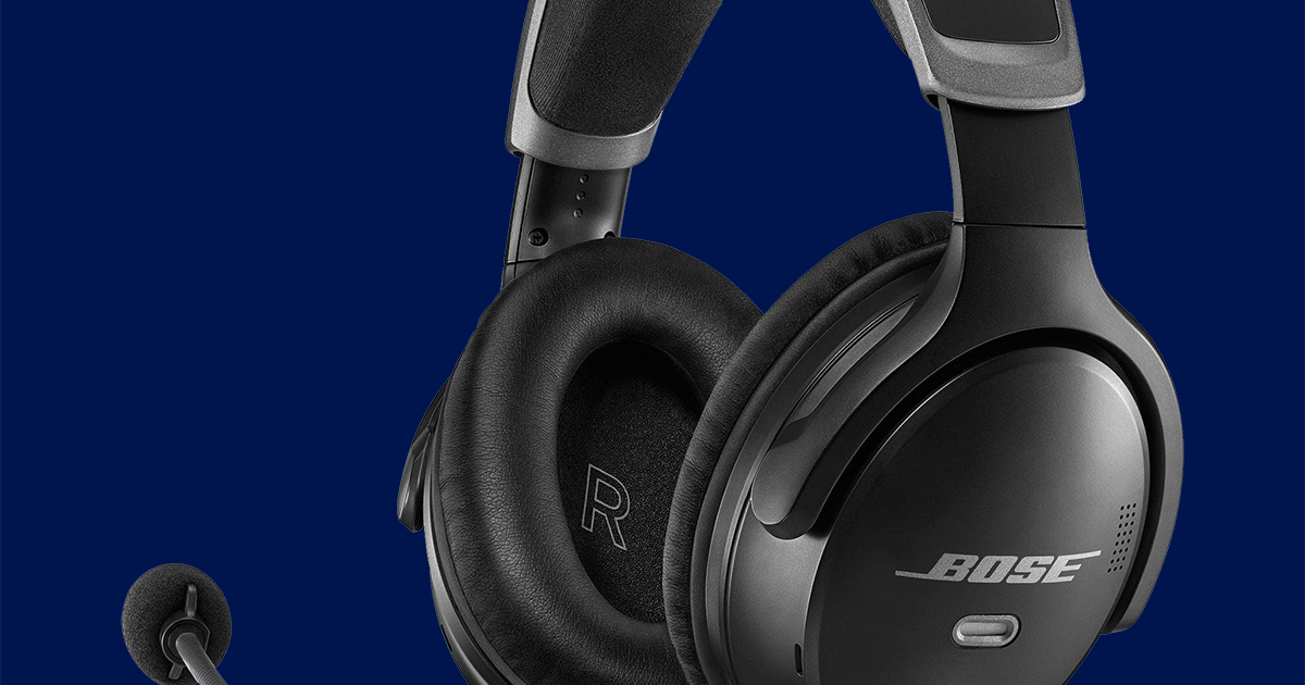 Bose A30 Helicopter Headset | Bluetooth & Ultra Comfort ANR