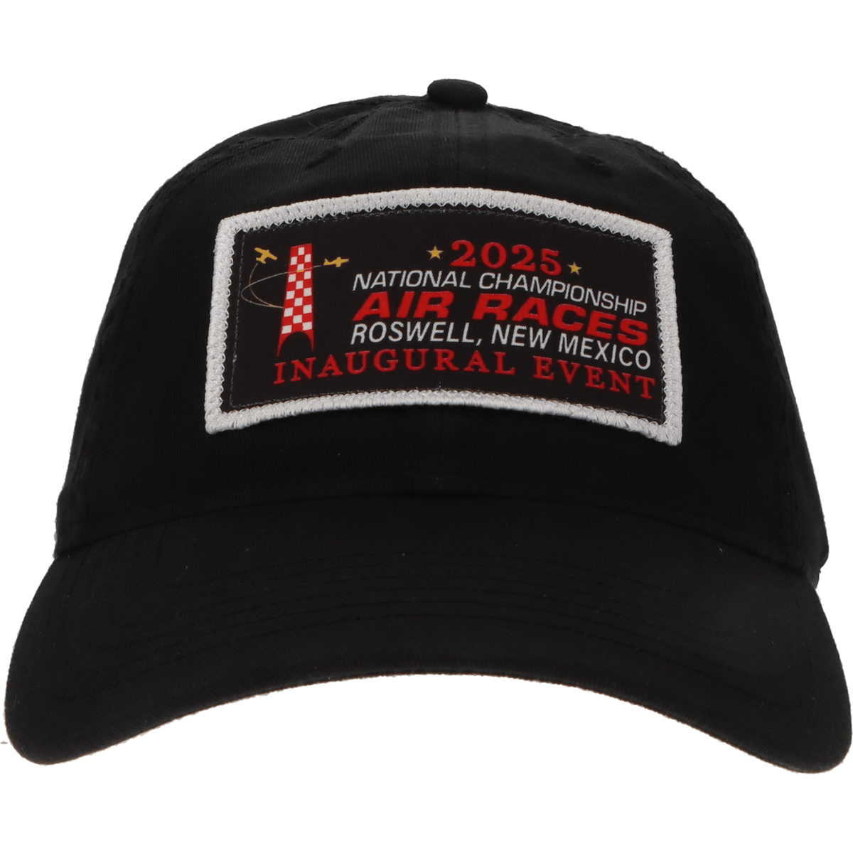 Roswell Air Races Headwear Black 2025 Inaugural Event Roswell Air Races Patch Hat