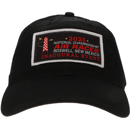 Roswell Air Races Headwear Black 2025 Inaugural Event Roswell Air Races Patch Hat