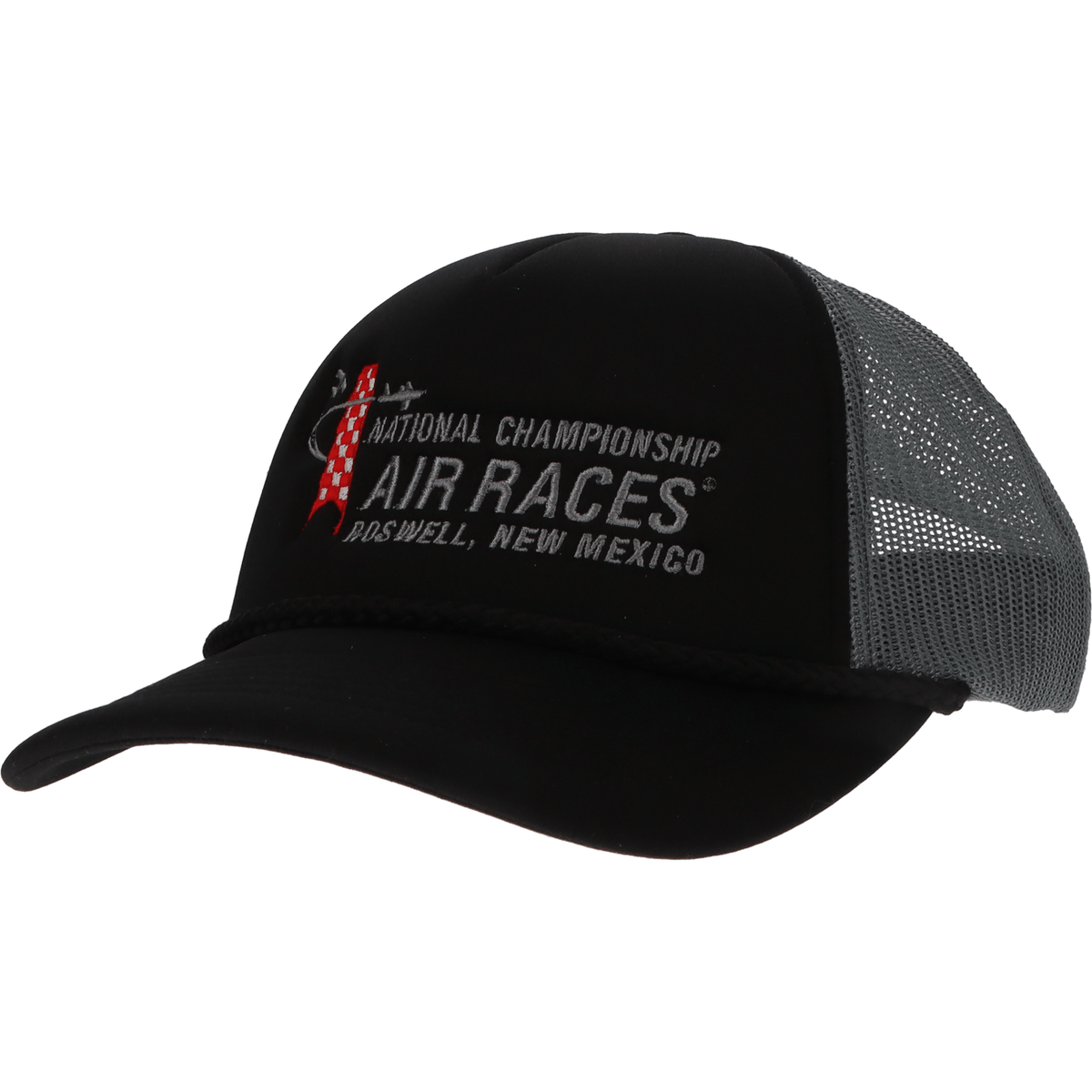 Roswell Air Races Headwear Black/Charcoal/Black Roswell Air Races Richardson 213 Low Pro Foamie Trucker Hat