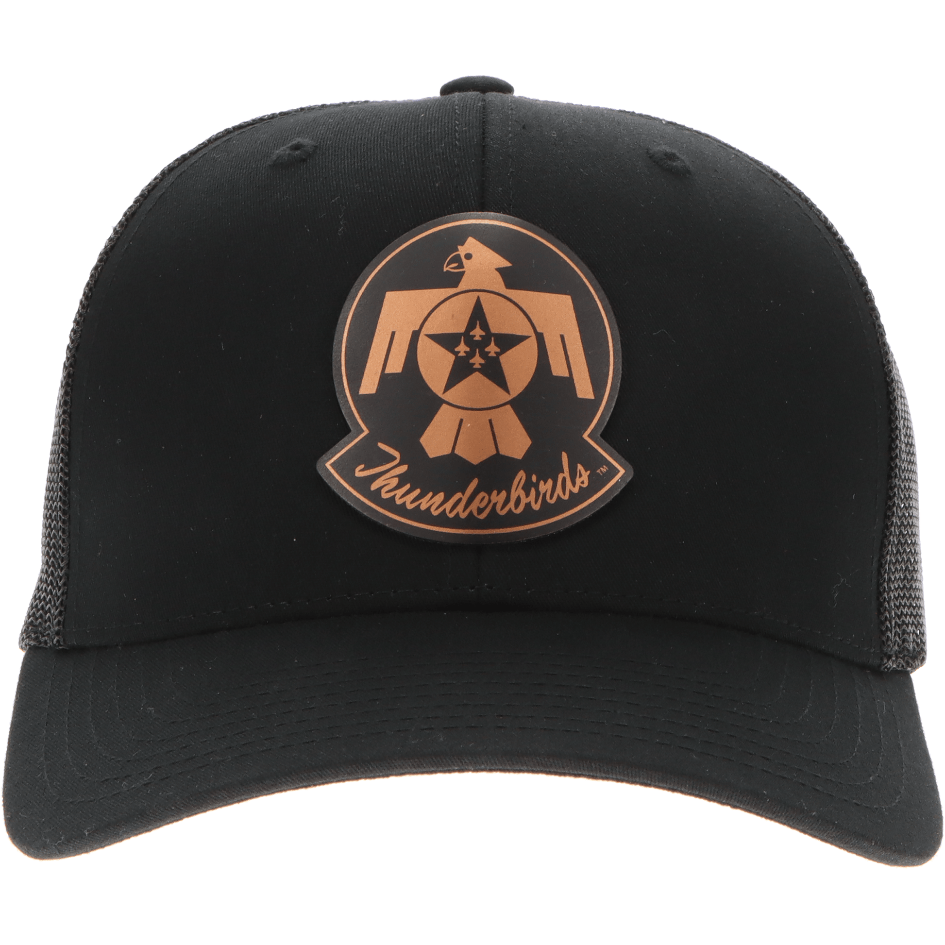 Aeroplane Apparel Company Headwear Black U.S. Air Force Thunderbirds Heritage Trucker Hat - Chrome