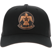 Aeroplane Apparel Company Headwear Black U.S. Air Force Thunderbirds Heritage Trucker Hat - Chrome