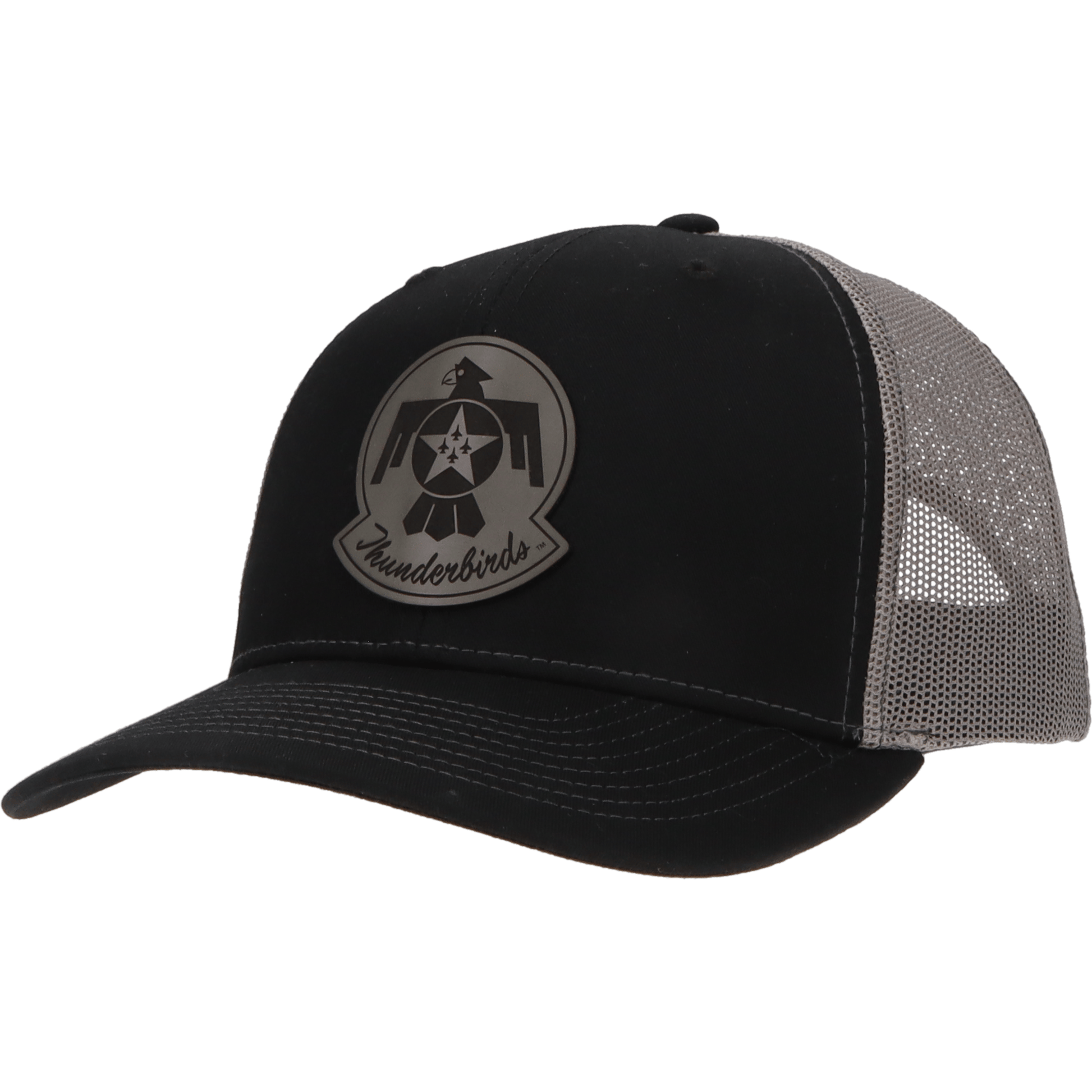Aeroplane Apparel Company Headwear Black U.S. Air Force Thunderbirds Richardson 112 Heritage Trucker Hat - Charcoal