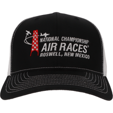 Roswell Air Races Headwear Black/White Roswell Air Races Richardson 112RE Recycled Trucker Hat