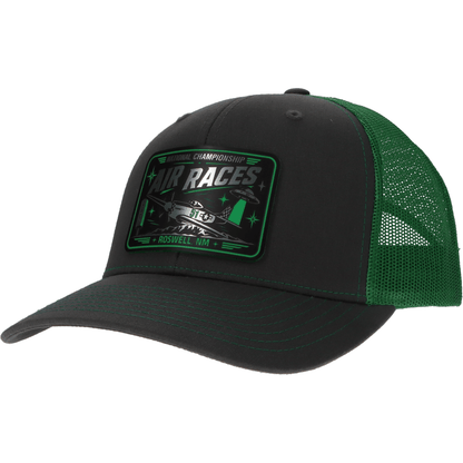 Roswell Air Races Headwear Charcoal/Kelly Alien Roswell Air Races Richardson 112 Trucker Hat