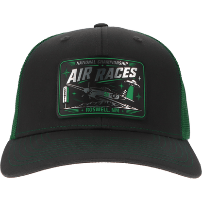 Roswell Air Races Headwear Charcoal/Kelly Alien Roswell Air Races Richardson 112 Trucker Hat