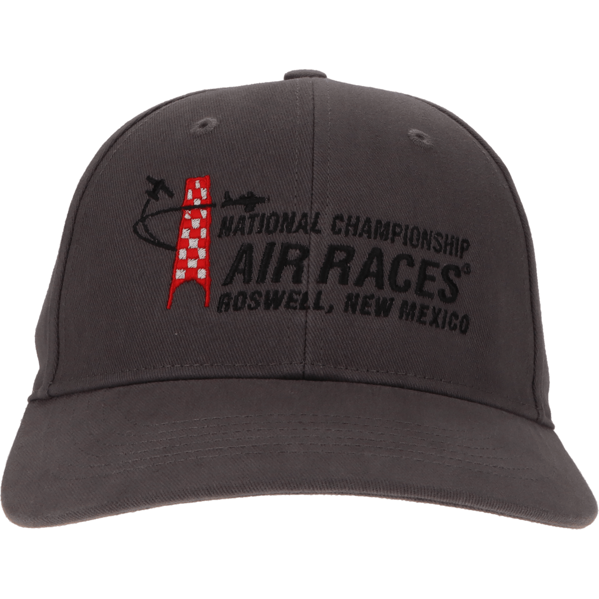 Roswell Air Races Headwear Charcoal Roswell Air Races Richardson 203 Brushed Chino Cap