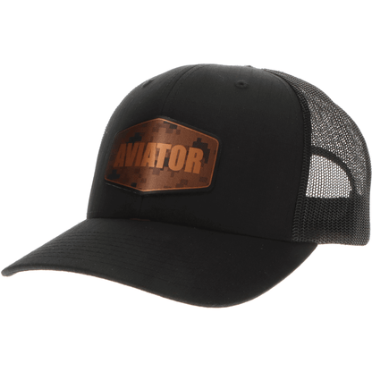 Aeroplane Apparel Company Headwear Chrome AVIATOR Richardson 112T Tactical Trucker Hat
