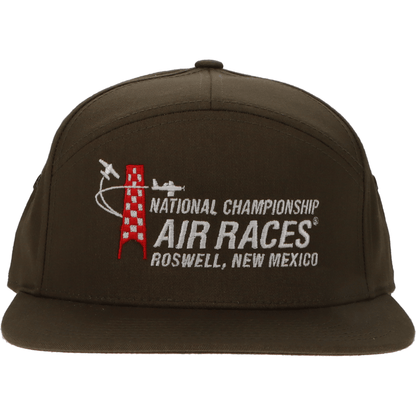 Roswell Air Races Headwear Dark Loden Roswell Air Races Richardson 257 7 Panel Twill Strapback Hat