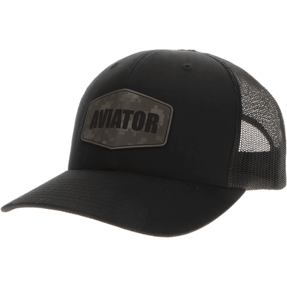 Aeroplane Apparel Company Headwear Grey AVIATOR Richardson 112T Tactical Trucker Hat