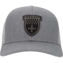 Aeroplane Apparel Company Headwear Heather Grey/Light Grey Beechcraft Shield Heritage Trucker Hat - Charcoal