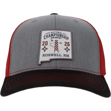 Roswell Air Races Headwear Heather Grey/Red/Black New Mexico 2026 Roswell Air Races Richardson 112 Trucker Hat
